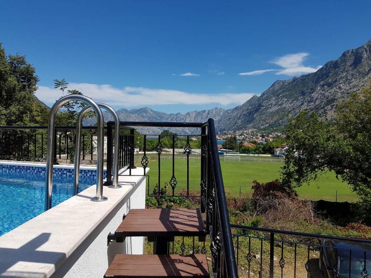 Sunshine Apartment With Private Pool And Parking Kotor Exteriör bild
